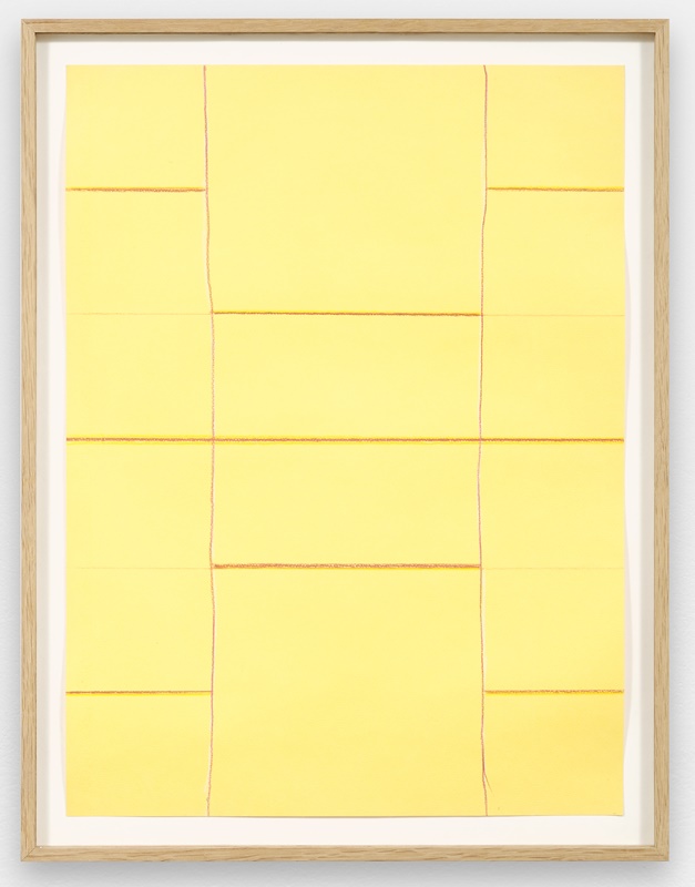 Marc Devade - La peinture en excès : Sans Titre H018. 1975, Crayon sur papier. 61x47cm, Courtesy Galerie Bernard Ceysson, © Aurélien Mole
